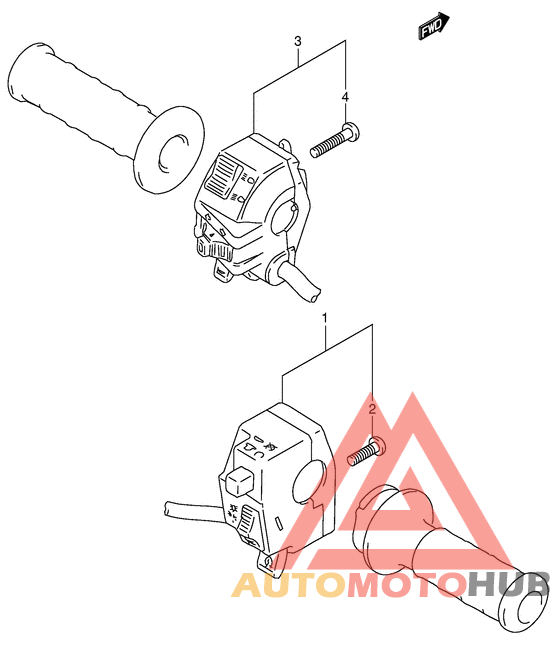 Рулевой переключатель