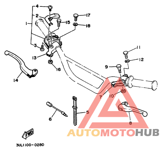 Handle switch. lever