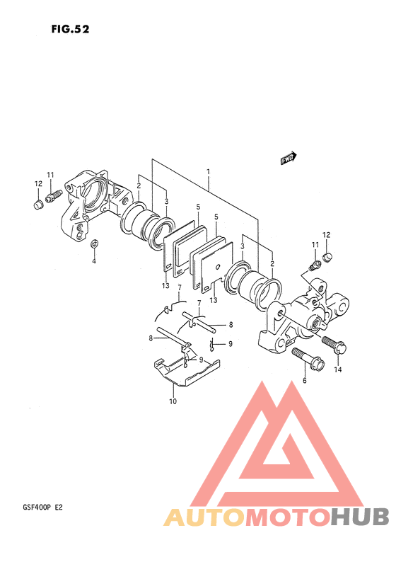 Задний суппорт