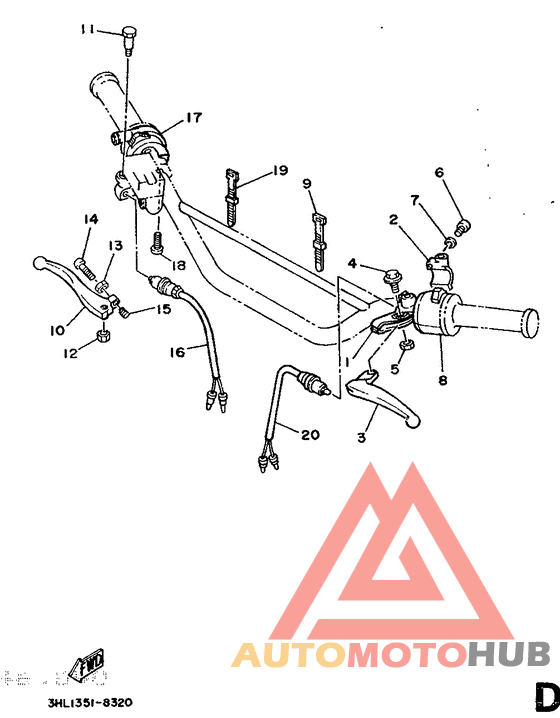 Handle switch. lever