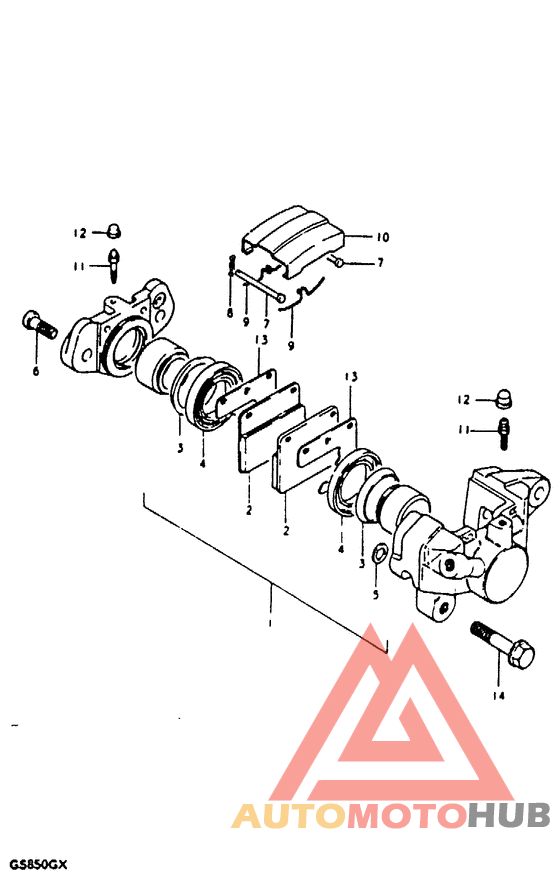 Задний суппортs