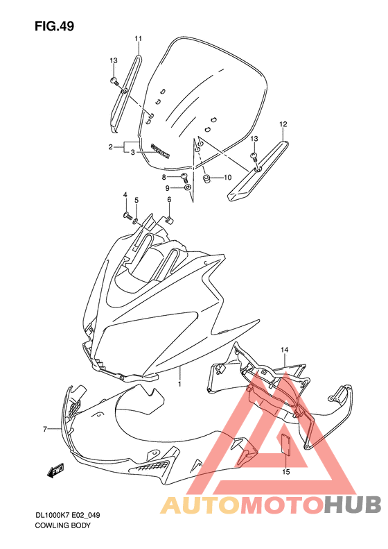 Cowling body