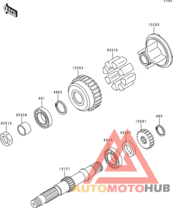 Secondary shaft
