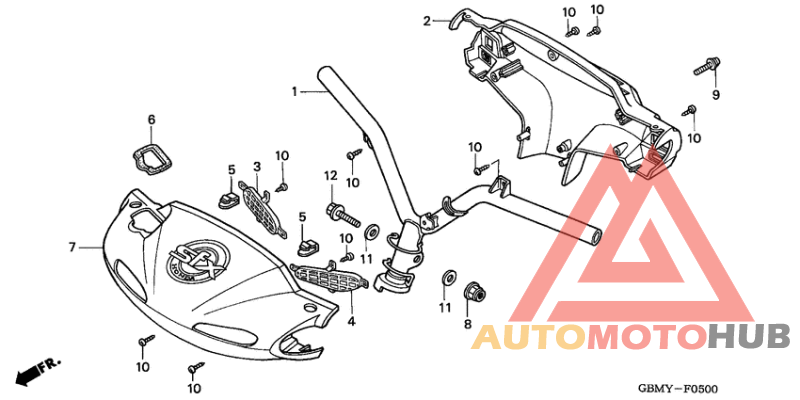 Steering handle/ handle cover
