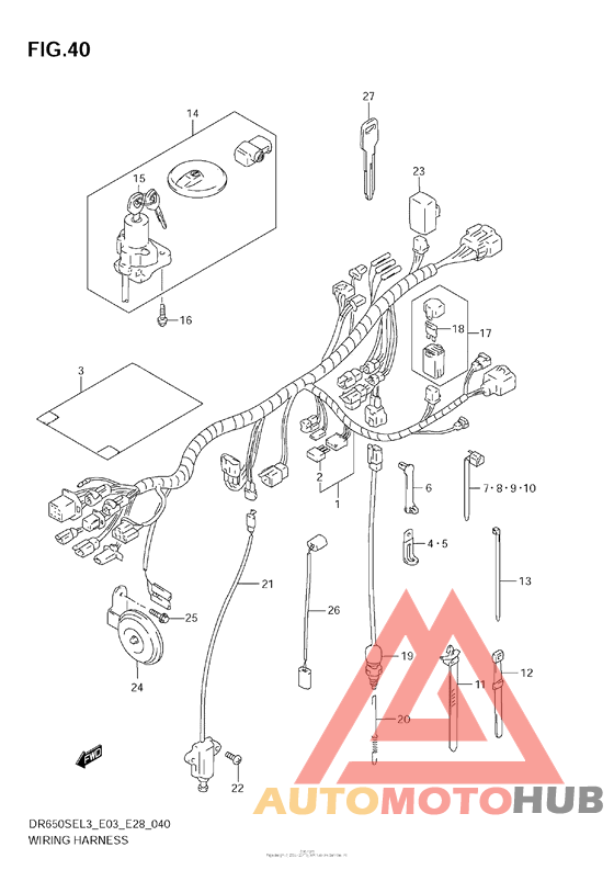 Wiring Harness (Dr650Sel3 E33)