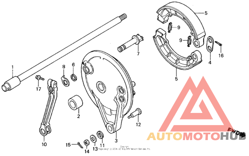 Задний тормоз