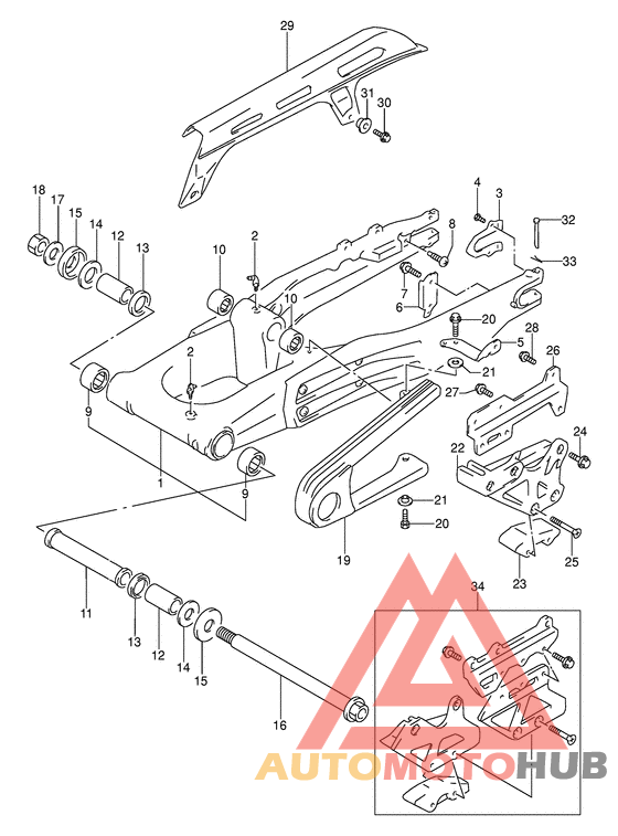 Маятник задний
