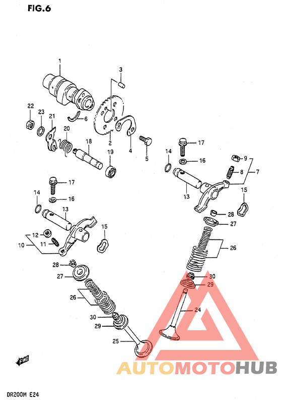 Распределительный вал-клапаны