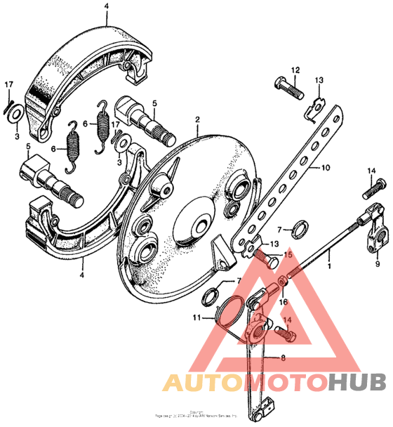 Передний тормоз