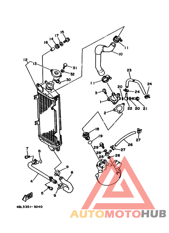 Радиатор и шланг
