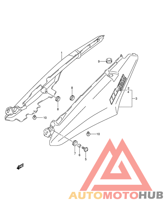 Обтекатель сидения