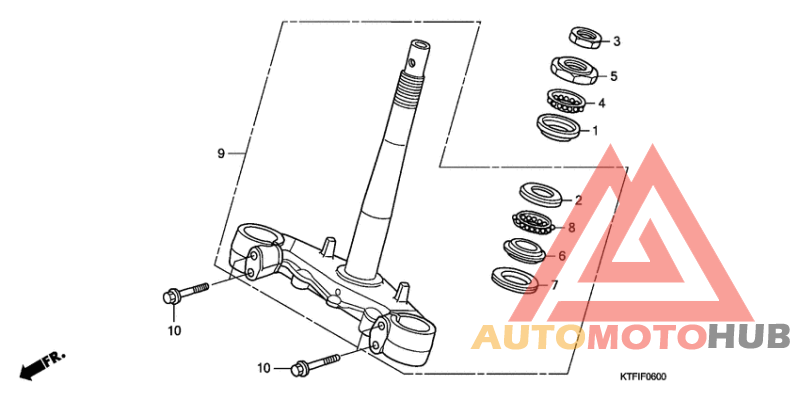 Траверса нижняя