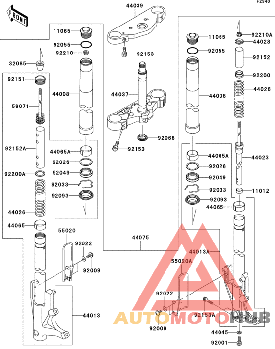 Front fork(b6f)