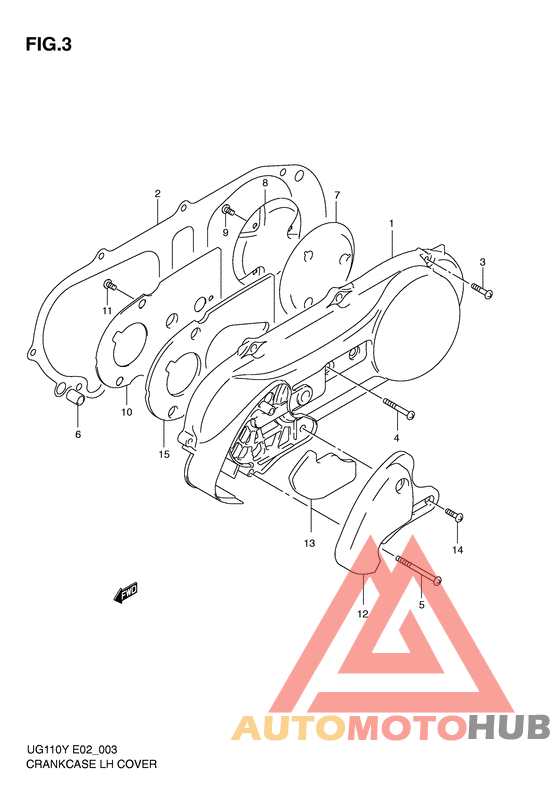 Crankcase lh cover