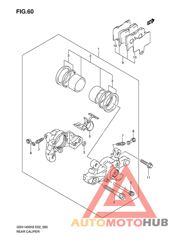 Задний суппорт