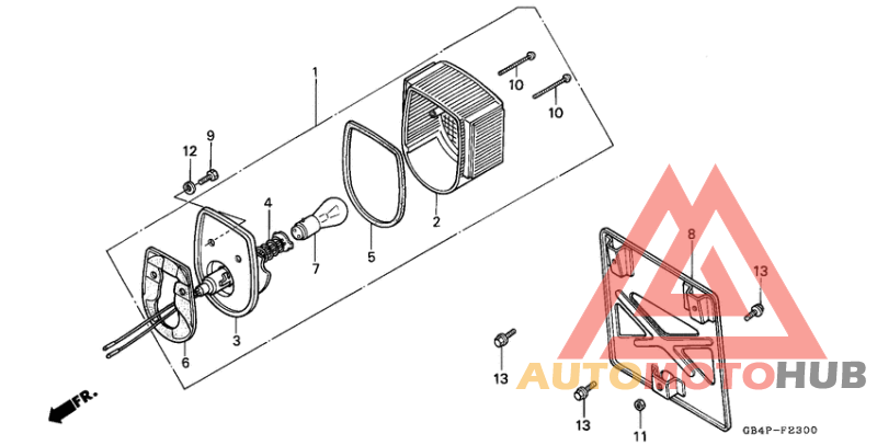 Taillight unit ass`y