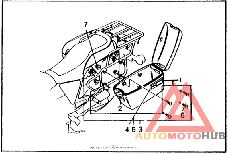 Fixed mount saddlebag set