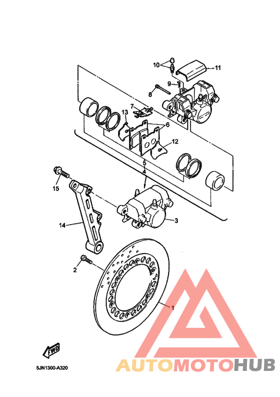 Задний суппорт