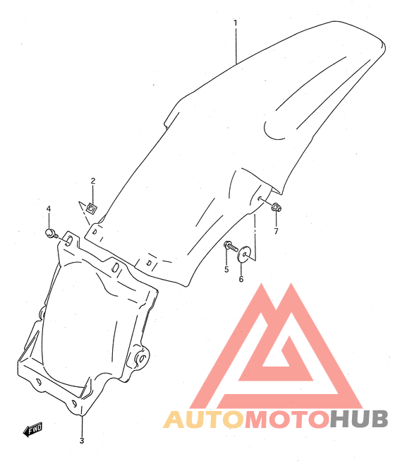 Заднее крыло