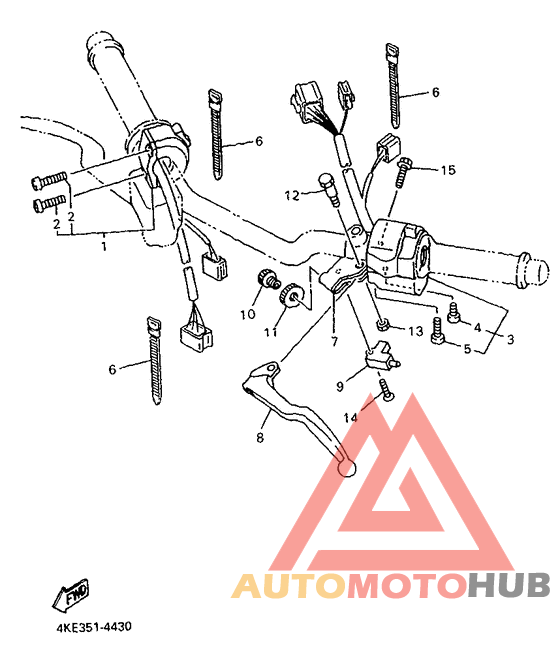 Handle switch. lever