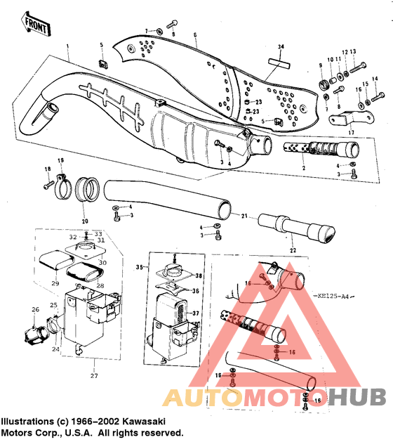 Air cleaner/muffler