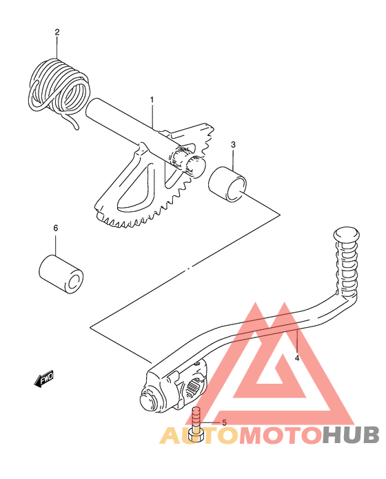 Ножной стартер