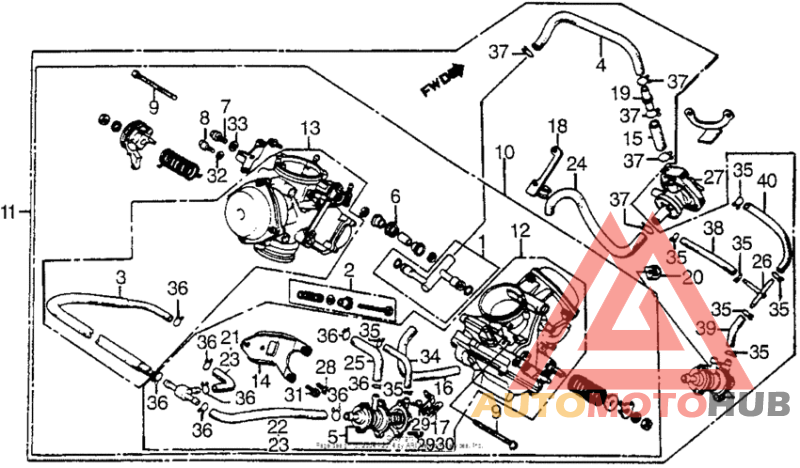Carburetor assy. 86