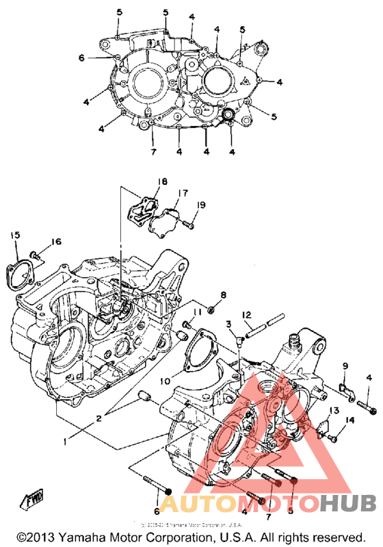 Картер двигателя