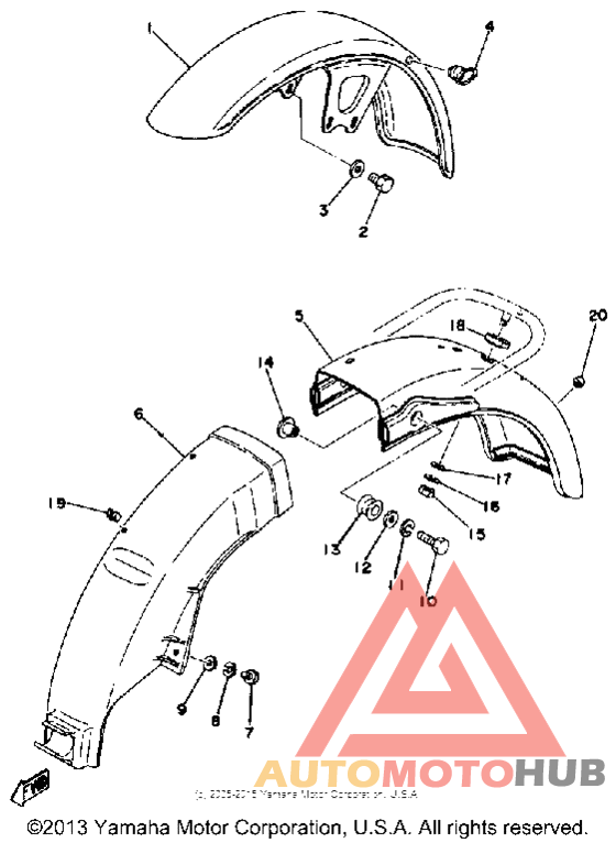 Front fender - rear fender