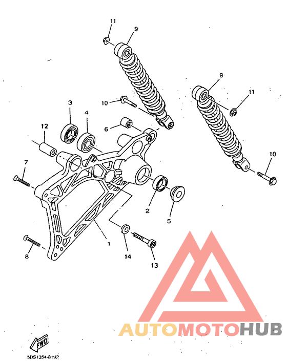 Rear arm. suspension