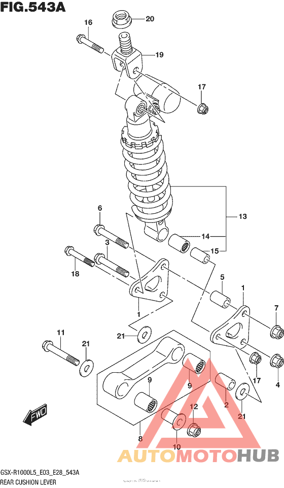Rear Cushion Lever (Gsx-R1000L5 E03)
