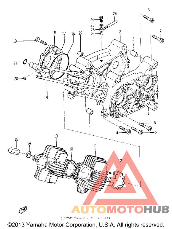 Картер двигателя