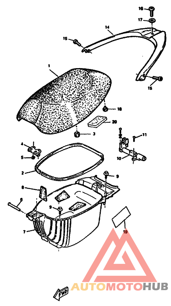 Сиденье и держатель