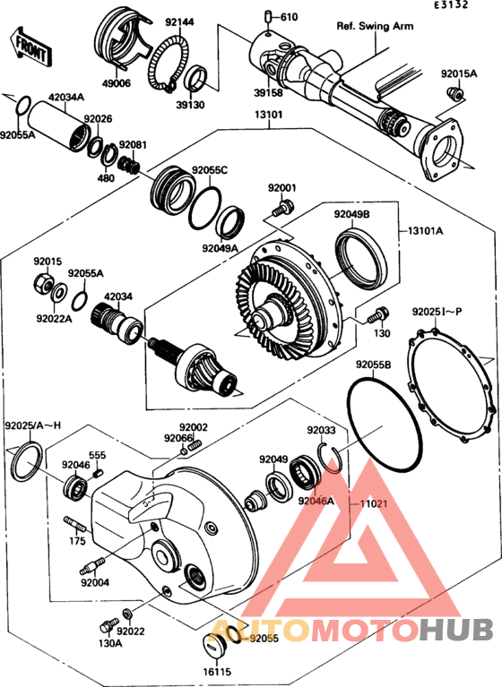Drive shaft/final gear(1/2)