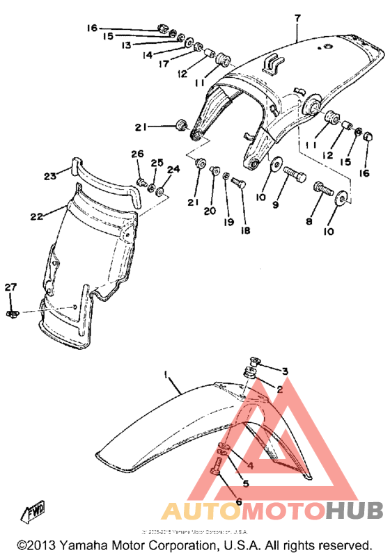 Front fender - rear fender