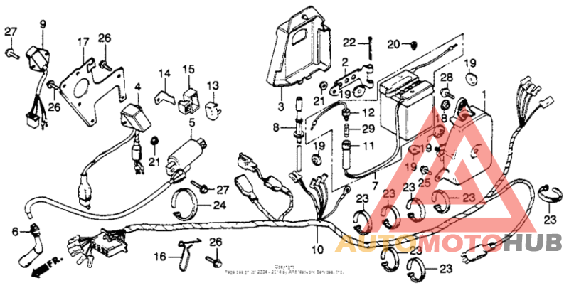 Wire harness + battery 78-81