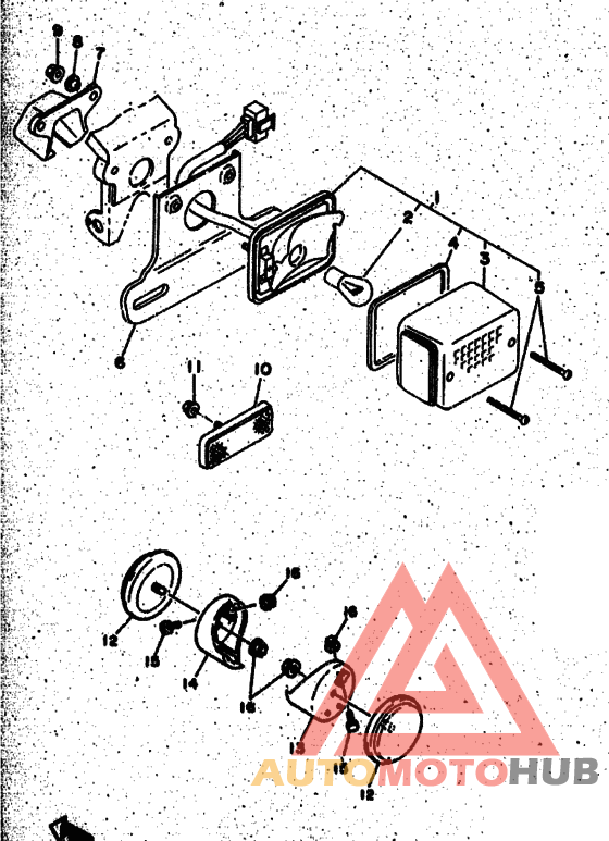 Taillight unit ass`y