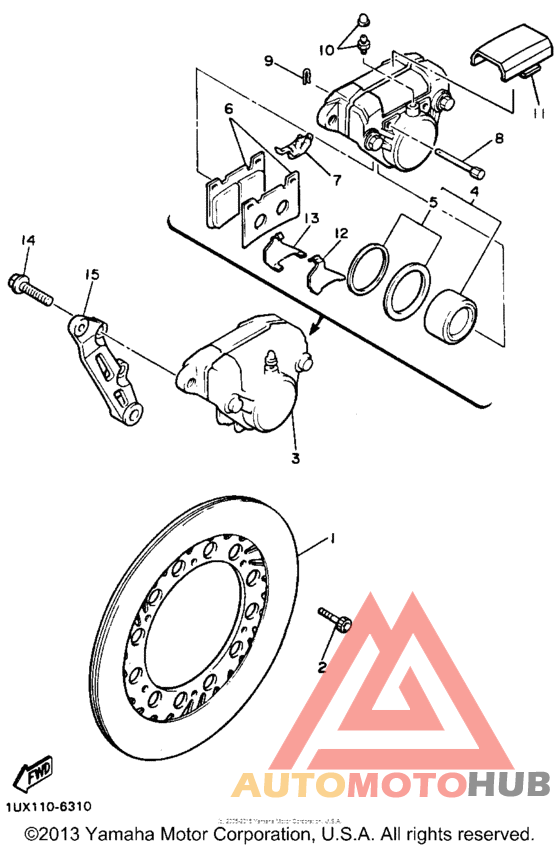 Задний суппорт