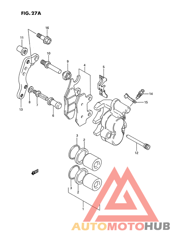 Передний суппорт