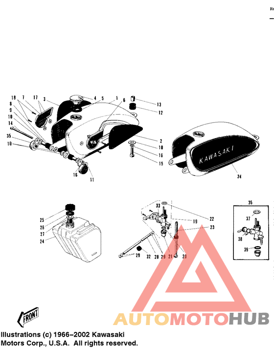 Fuel tank/oil tank
