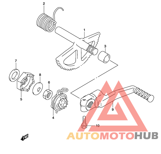 Ножной стартер