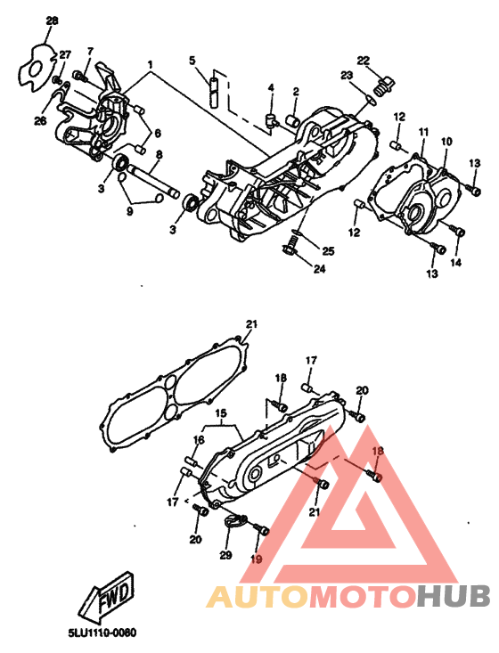 Картер двигателя