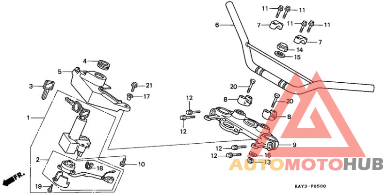 Handle pipe/top bridge
