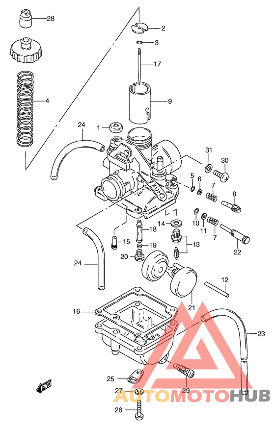 Carburetor assy