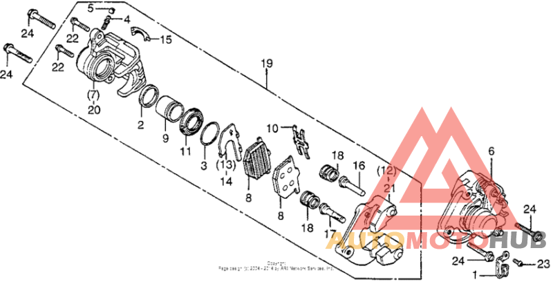 Передний суппорт