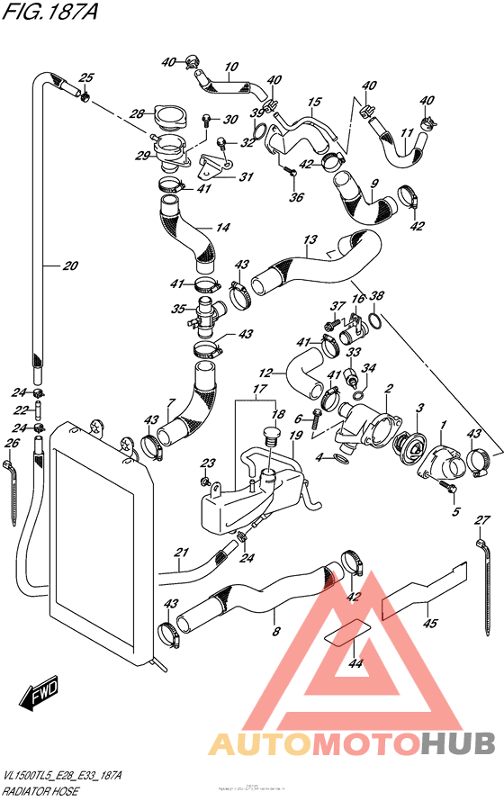 Radiator Hose (Vl1500Tl5 E28)