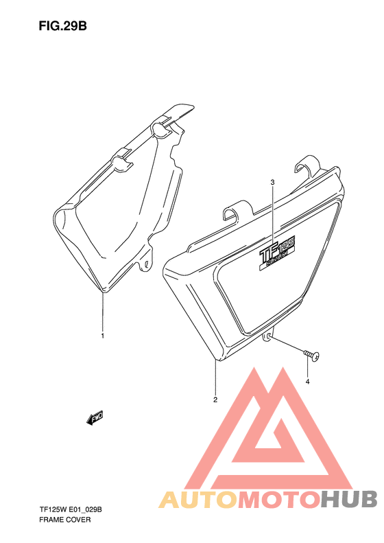 Обтекатель задний