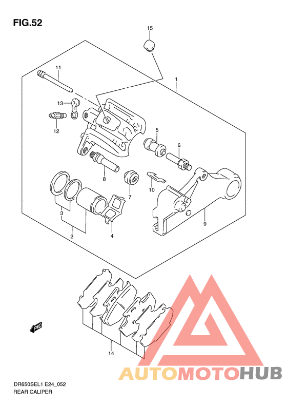 Задний суппорт
