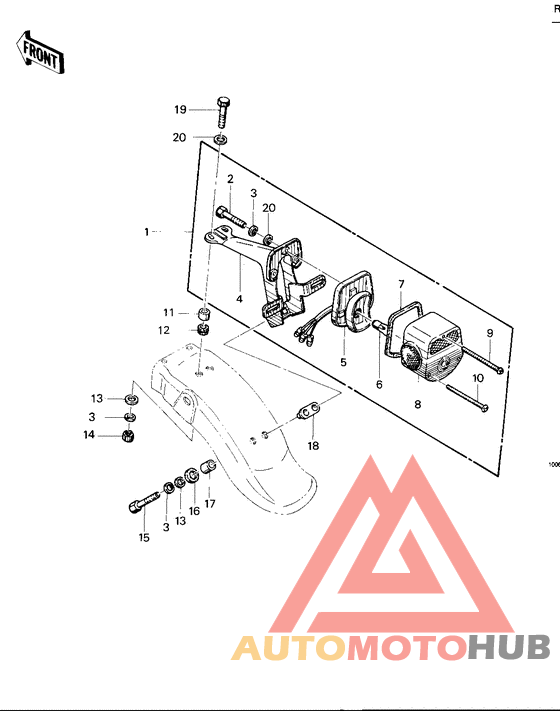 Taillight unit ass`y