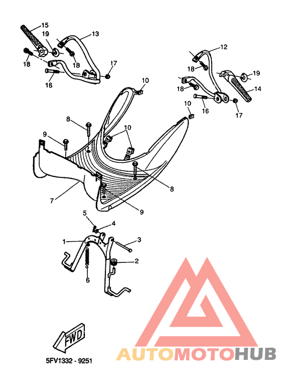 Support. repose-pieds
